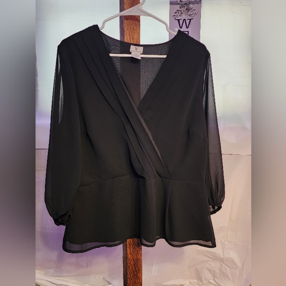 WORTHINGTON back dress Blouse size XL